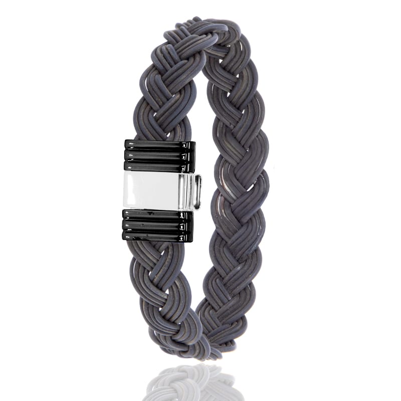 Bracelet Ncandu Noir Tressé