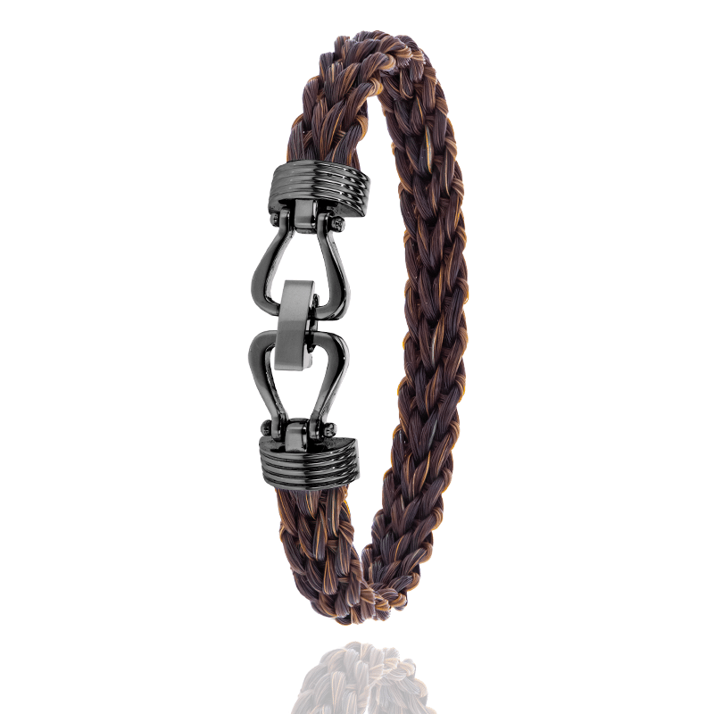 Bracele Frison Noir Personnalisé