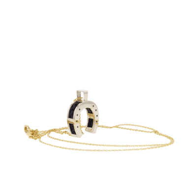 Pendentif Mini Fer à Cheval Or – Image 2