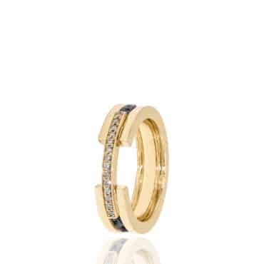 Bague Nhutlwa Homme Or et Diamants – Image 2