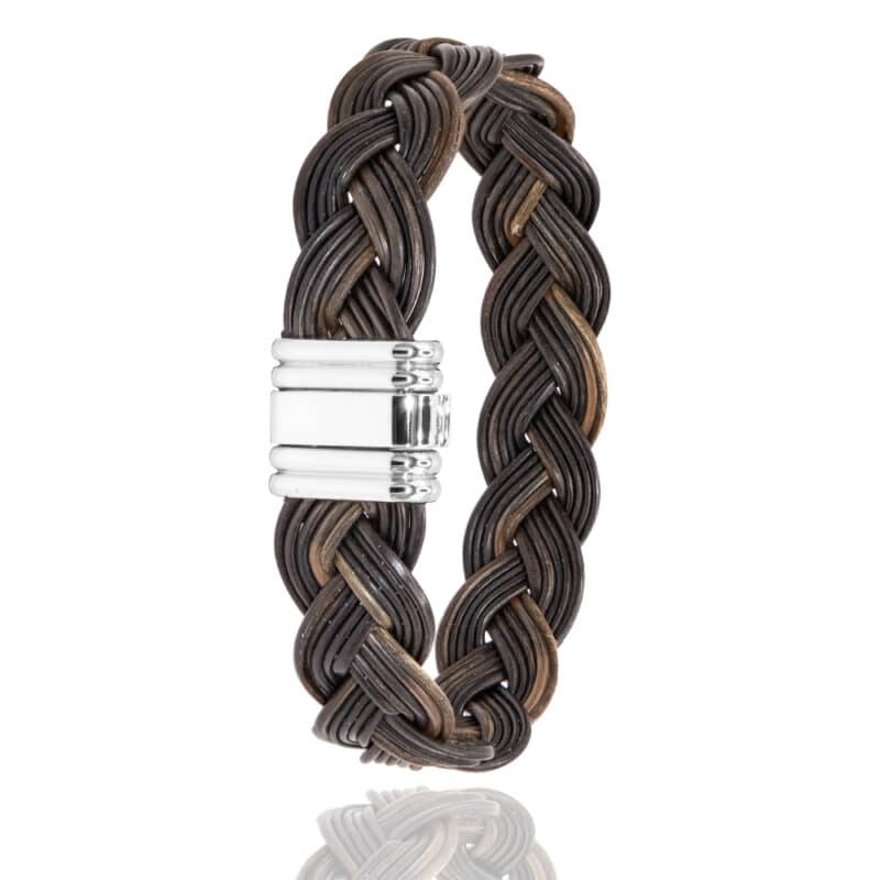 Bracelet Leadwood Tressé Platine